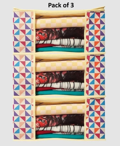 High Quality Triangle Printed Saree Cover